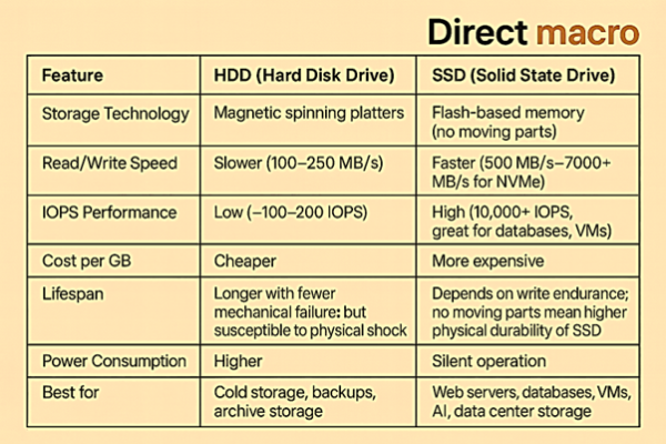 Server HDD vs SSD: Which Storage Drive is Best for Your Server?