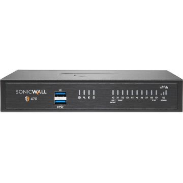 02-SSC-6801 - SonicWall TZ470 Network Security Firewall Appliance