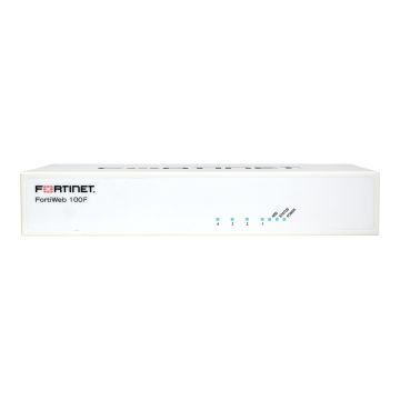 FWB-100F-BDL-580-12 - Fortinet FortiWeb 100F with 1-Year 24x7 FortiCare + FortiWeb Advanced Bundle Web Application Firewall Appliance