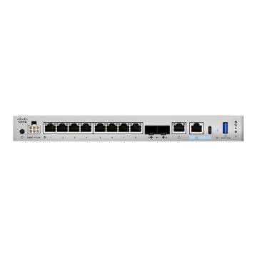 CSF1220CX-TD-K9 - Cisco 1220CX 8-Ports 1GbE 2-Ports 1/10GbE SFP+ Threat Defense Compact Security Appliance