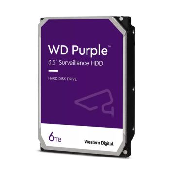 WD63PURZ - Western Digital Purple 6TB SATA 6Gb/s 5400RPM 256MB Cache (512e) 3.5-inch Internal Hard Drive