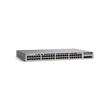 C9300L-48T-4X-E - Cisco Catalyst 9300L 48-Ports 10/100/1000BASE-T Ethernet Layer 3 Rack-mountable Managed Network Switch with 4-Ports SFP+