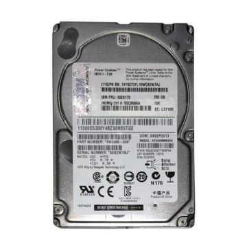 00D5300 - Lenovo 300GB SAS 6Gb/s Hot Swap 10000RPM 64MB Cache 2.5-inch Internal Hard Drive with Tray