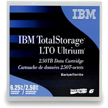 00V7590 - IBM 2.5TB (Native) / 6.25TB (Compressed) LTO-6 Tape Data Cartridge 