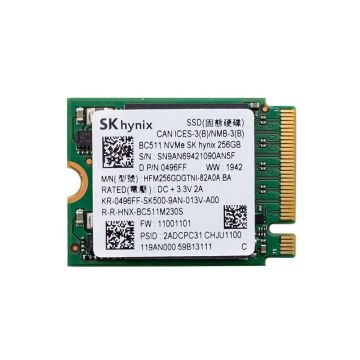 0496FF - Dell 256GB PCI-Express 3.0 x4 NVMe M.2 2280 Solid State Drive (SSD)