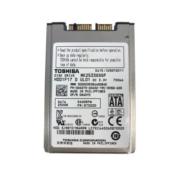 064GY5 - Dell 250GB 5400RPM SATA 3GB/s 16MB Cache 1.8-inch Hard Disk Drive