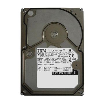 07N4513 - IBM Ultrastar 36LZX 18.2GB 10000RPM Ultra-160 SCSI 68-Pin 4MB Cache 3.5-inch Internal Hard Drive