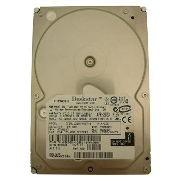 08K900 - Dell 120GB 7200RPM ATA/IDE 3.5-inch Hard Disk Drive