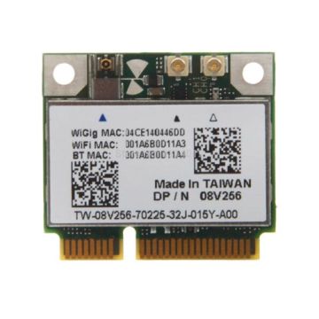 08V256 - Dell 802.11 a/b/g/n Wi-Fi Bluetooth PCI-Express Wireless Card