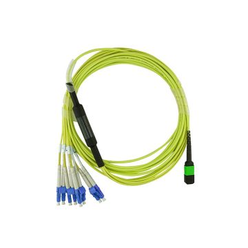08Y4H6 - Dell 5M Single-mode Fibre MPO to 4x LC Breakout Cable