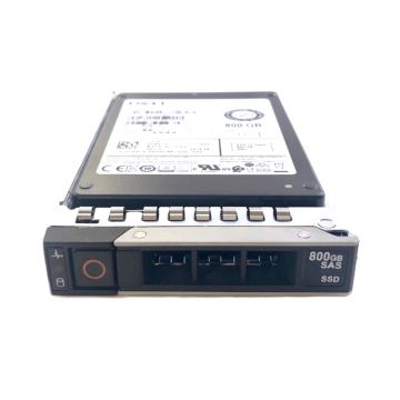 09VRWN - Dell 800GB SAS 24Gb/s Hot Swap Mixed Use (512e / ISE) 2.5-inch Solid State Drive (SSD) with Tray for PowerEdge G14