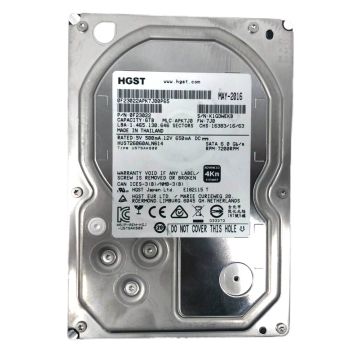 0F23022 - HGST Ultrastar 7K6000 Series 6TB SATA 6Gb/s 7200RPM 128MB Cache (ISE / 4Kn) 3.5-inch Internal Hard Drive 