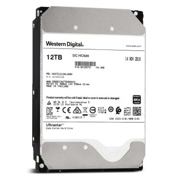 0F29579 - HGST Ultrastar HC520 12TB SAS 12Gb/s 7200RPM 256MB Cache (4Kn ISE) 3.5-inch Internal Hard Drive