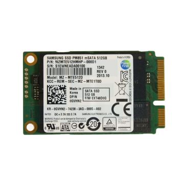 0GVHN2 - Dell PM851 Series 512GB SATA 6Gbps mSATA Internal Solid State Drive by Samsung