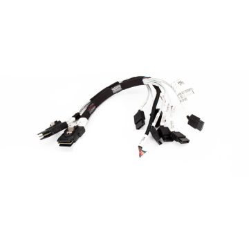 0HFT9C - Dell 2.5-inch Dual Mini-SAS to 6x SATA Cable for PowerEdge C6220 and C6300