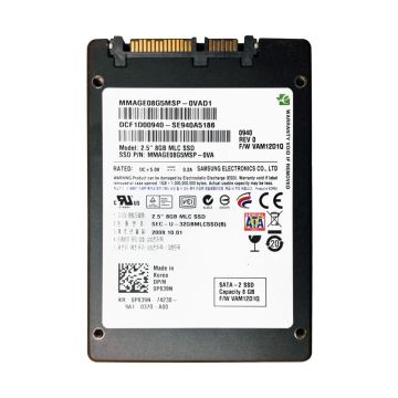 0P839N - Dell 8GB MLC SATA 3Gbps 2.5-inch Internal Solid State Drive (SSD)