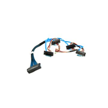 0R907R - Dell 18-inch Upright Angle SAS to Upright Angle 4x SAS/SATA Cable for PowerEdge R510