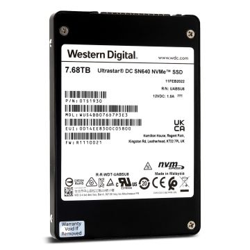 0TS1930 - Hitachi Ultrastar DC SN640 7.68TB PCI-Express 3.1 x4 NVMe (v1.3c) Mixed Use 3D NAND TLC (ISE) U.2 2.5-inch Solid State Drive (SSD)