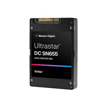 0TS2467 - Western Digital Ultrastar DC SN655 3.84TB PCI-Express 4.0 x4 NVMe (v1.4) 3D NAND TLC (AES-256 / TCG Ruby / PLP) U.3 2.5-inch Solid State Drive (SSD)