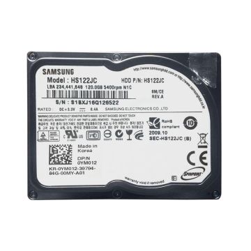 0YM012 - Dell 120GB 5400RPM ATA-100 8MB Cache 1.8-inch Hard Disk Drive