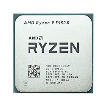 100-000000059 - AMD Ryzen 9 5950X 16-Core 3.4GHz 64MB Cache L3 Socket AM4 Processor