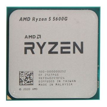 100-000000252 - AMD Ryzen 5 5600G 6-Core 3.9GHz 16MB Cache L3 Socket AM4 Processor