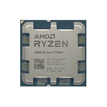 100-000000597 - AMD Ryzen 5 7500F 6-Core 3.7GHz 32MB L3 Cache Socket AM5 Processor