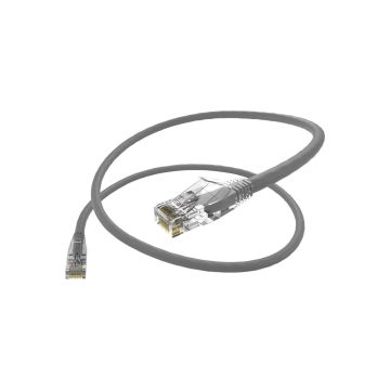 10033 - Unc Group Unc Group 8 Foot Cat6 Snagless Clearfit Patch Cable Gray - Cat6 Patch Cable Cat