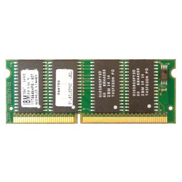 11T8645 - IBM 64MB PC66 66MHz non-ECC Unbuffered CL2 144-Pin SoDimm Memory Module