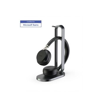 1208610 - Yealink Headset BH72 with Charging Stand Teams Black USB-C Bluetooth