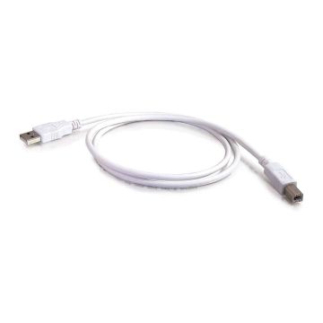 13401 - C2G 5M Usb 2.0 A/B Cable - White (16.4Ft)