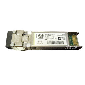 DS-SFP-FC16G-LW= - Cisco Multi-mode 16Gbps LongWave Fiber 10km 1310nm Duplex LC Connector Fibre Channel SFP+ Transceiver Module