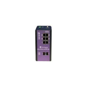 16803 - Extreme Network ISW 6-Ports 10/100BASE-T PoE+ Layer 2 DIN Rail-mountable Managed Network Switch with 2-Ports SFP