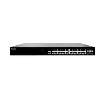 17101574PF1 - Adtran NetVanta 24-Ports 10GBASE-T PoE+ Network Switch with 4-Ports SFP+