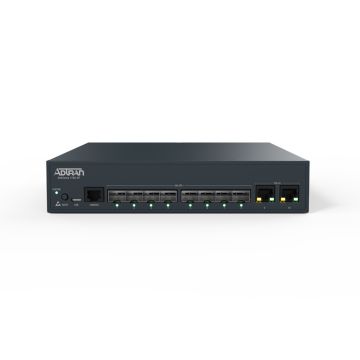 17101762F1 - Adtran NetVanta 8-Ports 10GBASE-T SFP+ Managed Rack-mountable Network Switch with 2-Ports SFP28