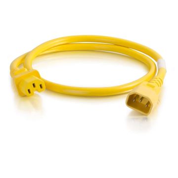 17538 - C2G 3Ft C14 To C13 14/3 Sjt Yellow