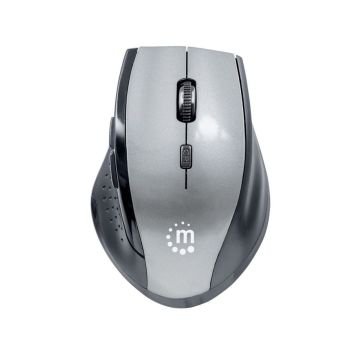 179379 - Manhattan - Strategic Manhattan Curve Wireless Optical Usb Mouse, Features 5 Buttons With Scroll Wheel