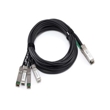 17CWJ - Dell 3M 100GbE QSFP28 to 4x SFP28 Passive Direct Attach Breakout Cable