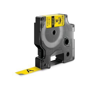 18432 - Dymo Dymo Rhino 1/2In X 18Ft, Yellow Vinyl Labels