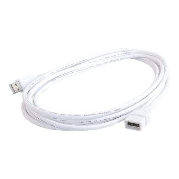 19018 - C2G 2M Usb 2.0 A Male To A Female Extension Cable - White (6.6Ft)