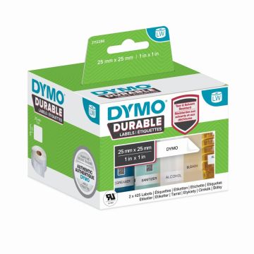 1933084 - Dymo Dymo Lw Durable 2-1 4In X 1-1 4In White Poly, 800 Labels
