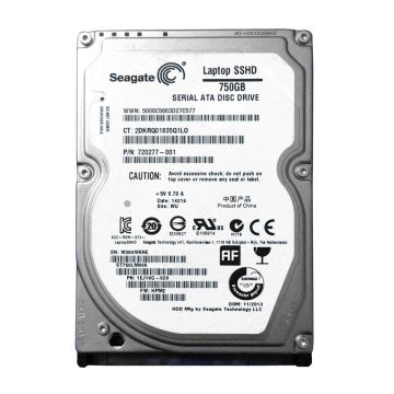 1EJ16G-020 - Seagate Laptop SSHD 750GB 5400RPM 64MB Cache SATA 6Gb/s 8GB MLC SSD 2.5-inch Hybrid Hard Disk Drive