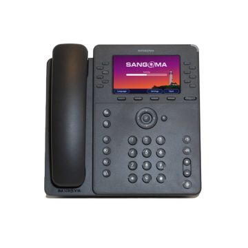 1TELP330LF - Sangoma P330 12-Lines Dual-Port Ethernet 4.3-inch LCD Bluetooth Wi-Fi VoIP Phone