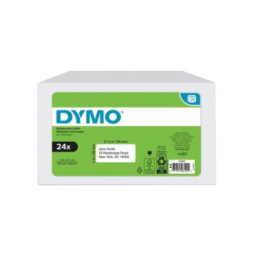 2050830 - Dymo Dy Lw 1In X 2-1/8In Wht Multi 500Ct 24Pk (30336)