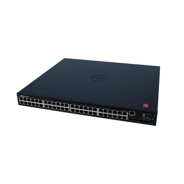 210-AEWB - Dell PowerSwitch N1548P 48-Ports 10/100/1000BASE-T PoE+ Layer 2+ Rack-mountable Managed Stackable Switch with 4-Ports SFP+