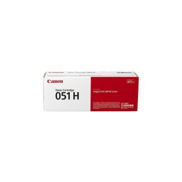 2169C001 - Canon 051 Black Toner Cartridge, High Capacity - For Use With Lbp162Dw, Mf264Dw, Mf267