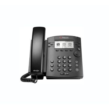 2200-48300-001 - Polycom VVX 301 6-Lines Dual-Port Ethernet IP Phone