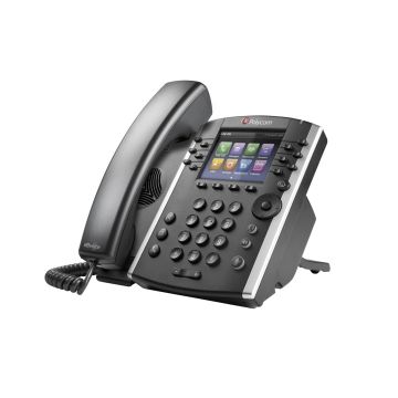 2200-48400-025 - Polycom VVX 401 12-Lines Dual-Port Ethernet 3.5-inch LCD IP Phone