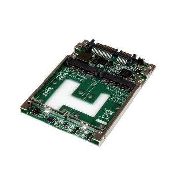 25SAT22MSAT - Startech Build A Raid Array With Two Msata Ssds That Can Be Installed Into A Single 2.5In
