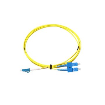 26260 - Legrand Dat 2M Lc-Sc 9/125 Os2 Duplex Single-Mode Pvc Fiber Optic Cable - Yellow